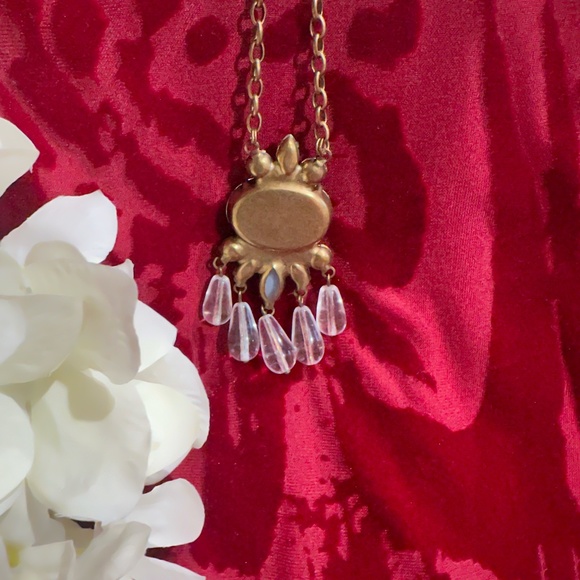 Rhinestone and Beads Statement Necklace - Picture 6 of 6